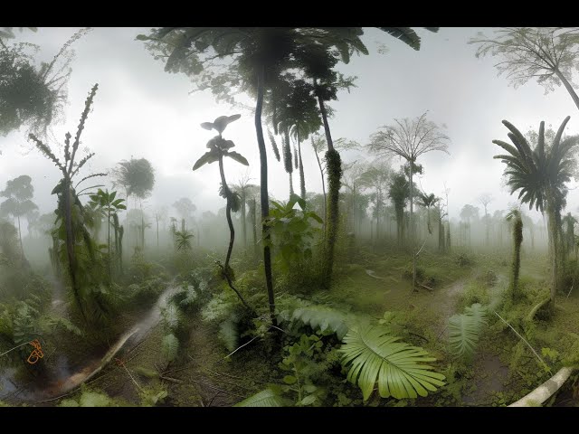 180 VR - What it looked like in prehistoric nature - (Midjourney v5 in 3D)