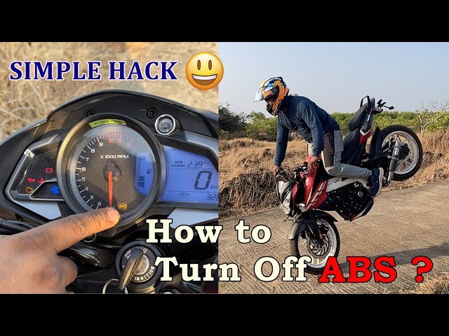 How To Turn off ABS! in Pulsar NS 200 & Other Motorcycles ?  SIMPLE HACK