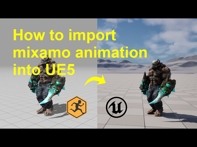 How to import mixamo animation into Unreal Engine 5