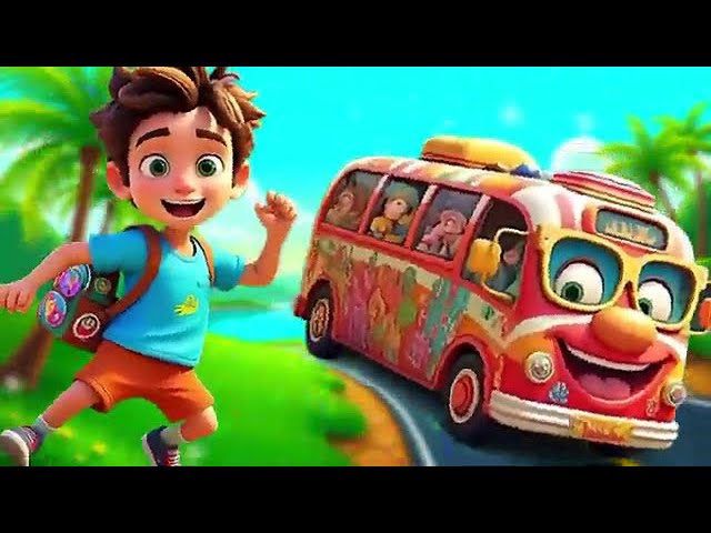 The Wheel on the Bus: A Fun & Rhyming Adventure 🎶 | Kids' Favorite Song Turned into a Poem (2025)