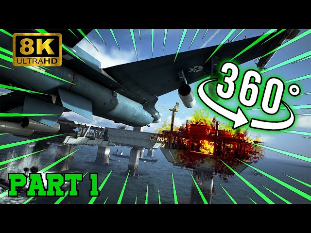 Ace combat  vr 360 videos virtual reality part 1