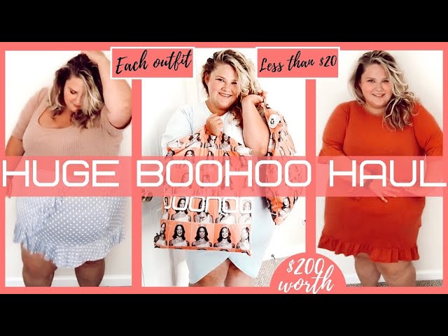 MASSIVE BOOHOO PLUS SIZE TRY ON HAUL | size 22 and 24 | NOT SPONSORED | less than 20 dollars each