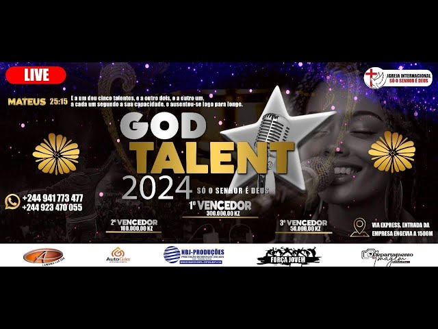 GRANDE FINAL GOD TALENT 4ªEDIÇÃO