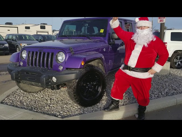 Crazy Purple Wrangler Sahara | Santa's at Mountain View Dodge