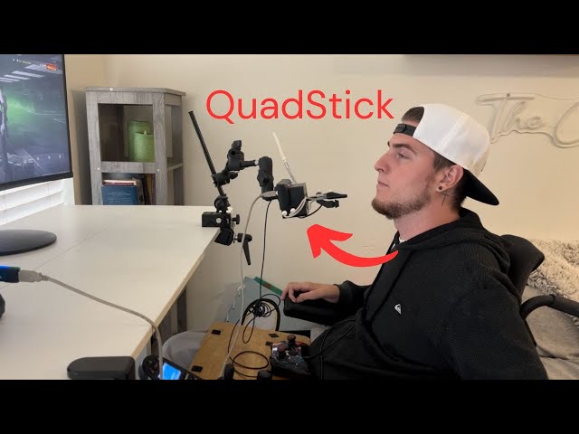 Playing Video Games with my Mouth (Quadstick)