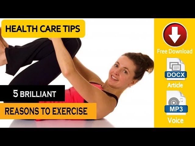 5 brilliant reasons to exercise