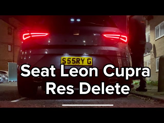 Seat Leon Cupra 290 GPF/OPF Res Resonator Delete BEFORE AND AFTER