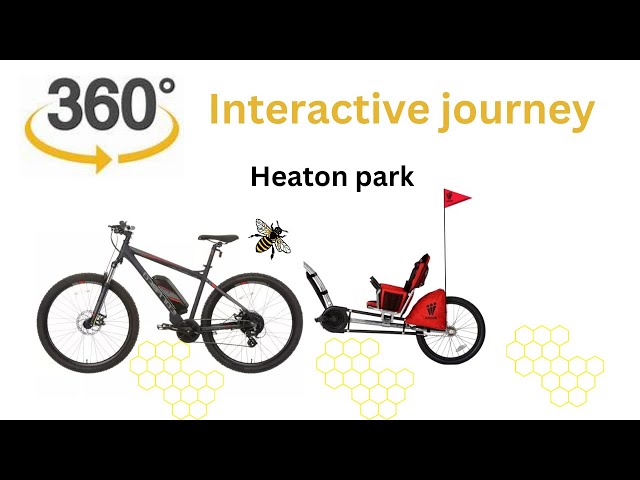 Amazing 360 interactive journey towing a trailer