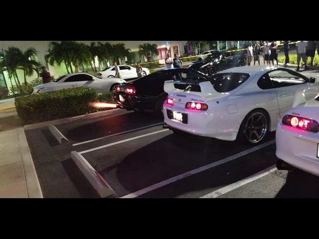 They Brought the Supras out!!! SuperiorStreetSyndicate 90's JDM Night