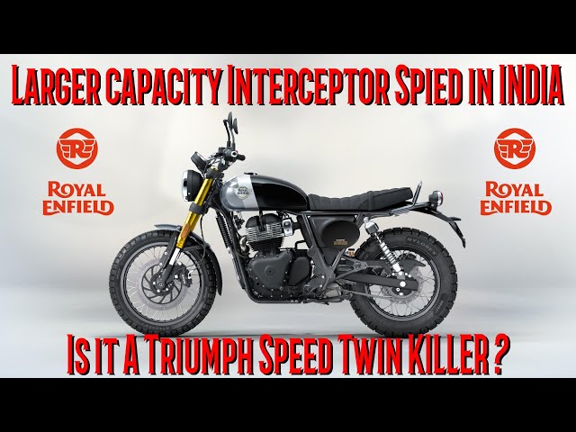 🚨New Royal Enfield Interceptor 850 spied? Royal Enfield to release A Triumph Street twin KILLER?