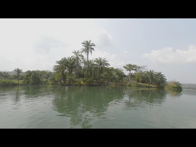 Ghana's Beautiful Volta River, Adomi Bridge, and Akosombo Dam - VR 180° 3D - Tour