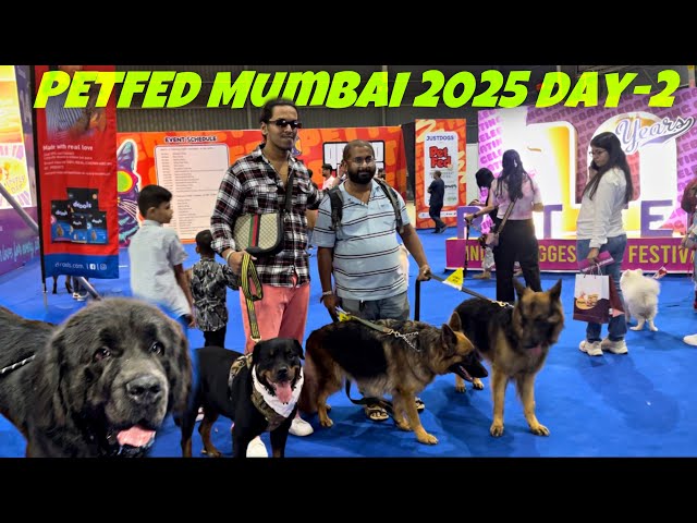 PETFED MUMBAI 2025 DAY-2 WITH INDIAS BEST FRIENDLY & FAMOUS ROTTWEILER & FAMILY | DAY-269 | PART-1