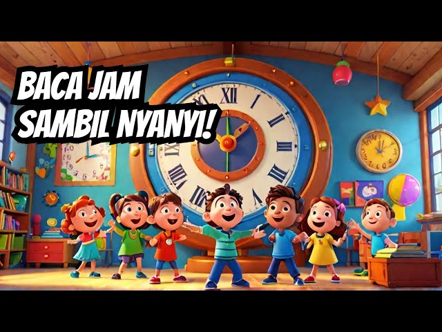 Lagu Anak 'Membaca Jam' Sambil menyanyi kita belajar!