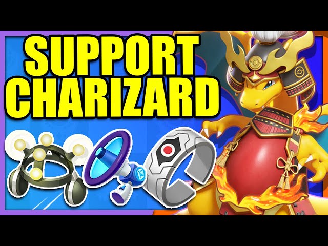 SUPPORT CHARIZARD was played in a GRAND FINAL I had to try myself... | Pokemon Unite