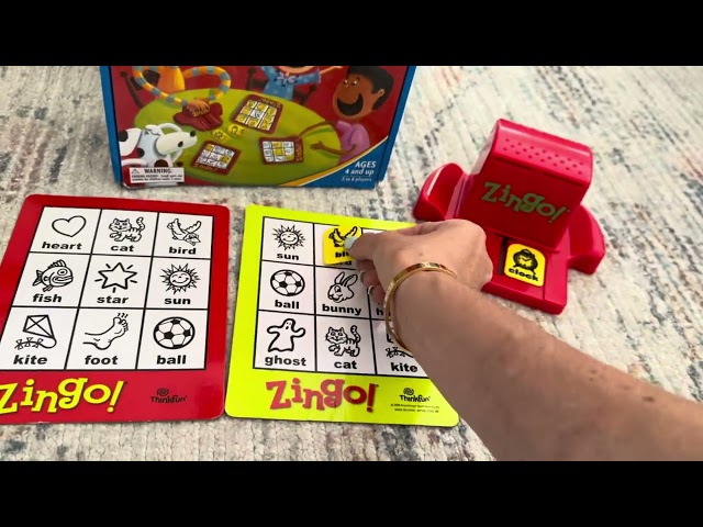 Review: ThinkFun Zingo Bingo - Pre-Reading Game for Kids