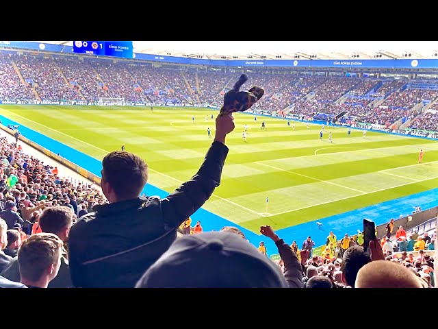 Wolves fans at Leicester away (22/4/23)