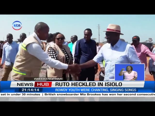 President William Ruto heckled by rowdy youths in Isiolo County