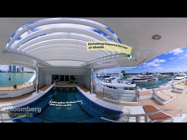 Explore a $79 Million Super Yacht with a 4-Story Elevator in 360