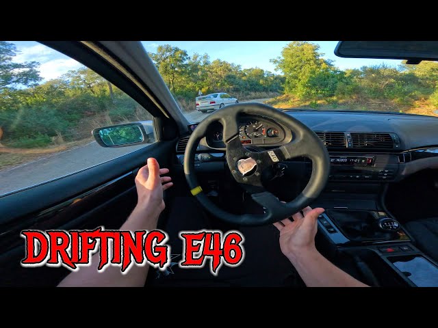 DRIFTING (Almost CRASH) BMW E46 | Pov DRIVE 4K