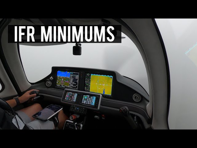 Cirrus SR22 G7 - Full IFR Flight to Minimums - Solo