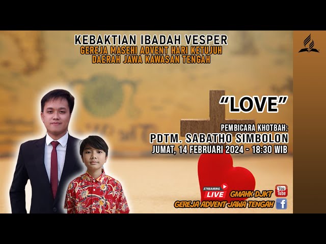 🔴LIVE | KEBAKTIAN IBADAH VESPER