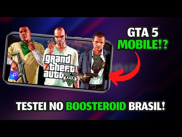 GTA 5 on MOBILE on Cloud Gaming via Boosteroid in Brazil! Tested it!!