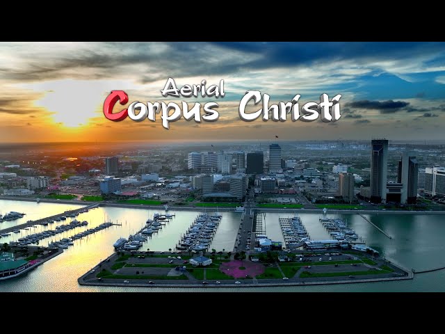 Aerial Corpus Christi: A coastal city in Texas // Cinematic 4K Drone Footage