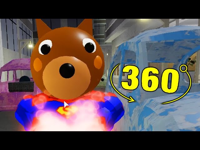 ROBLOX PIGGY SUPERHERO DOGGY JUMPSCARE 360