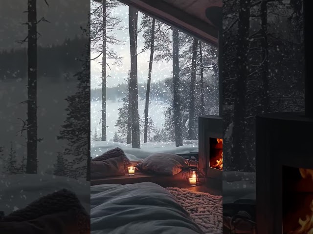 Just feel the weather #relaxing #snow  #ambience #cozy