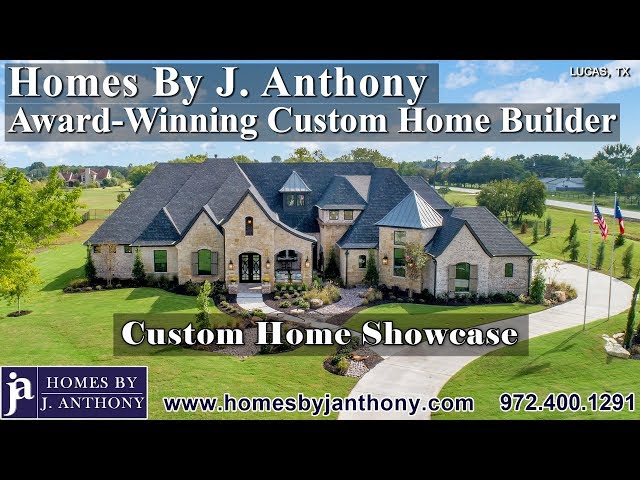 Award-Winning Custom Home Builder Homes By J. Anthony Completed Home Showcase. Lucas TX