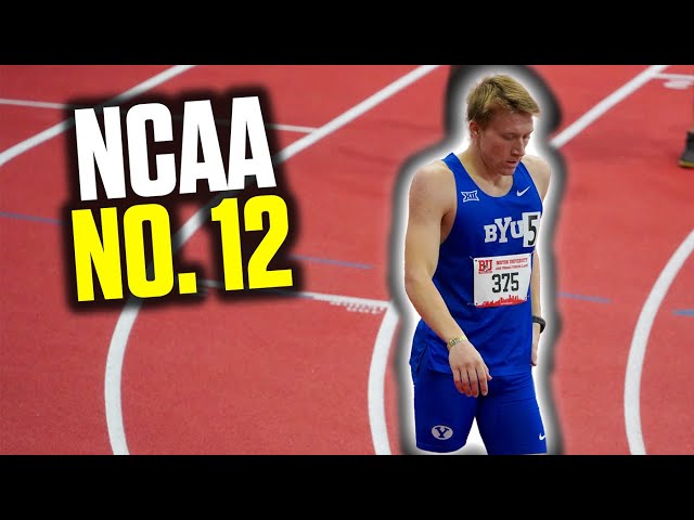 BYU FRESHMAN Tyler Mathews Runs Big Indoor 800m At BU Terrier Classic 2025