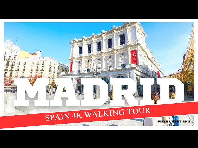 Madrid walking November 2024  Plaza Mayor, 4K Ultra HD/60fps