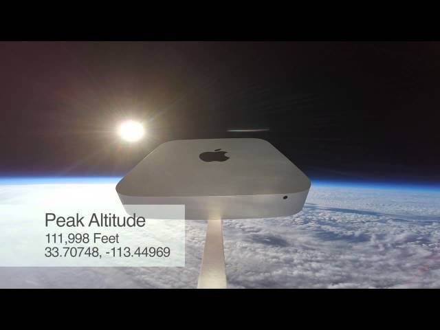 ♫ Sending A Mac Mini To Space