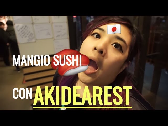 EATING SUSHI with AKIDEAREST in Japan