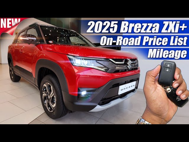 2025 Maruti Suzuki Brezza ZXi+ Top Model, On Road Price List, Mileage, Specs