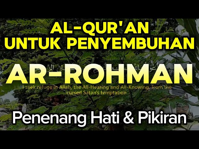 AL QUR'AN PENENANG HATI DAN PIKIRAN, PENYEMBUH SEGALA PENY4KIT, PELANCAR RIZKI BAROKAH