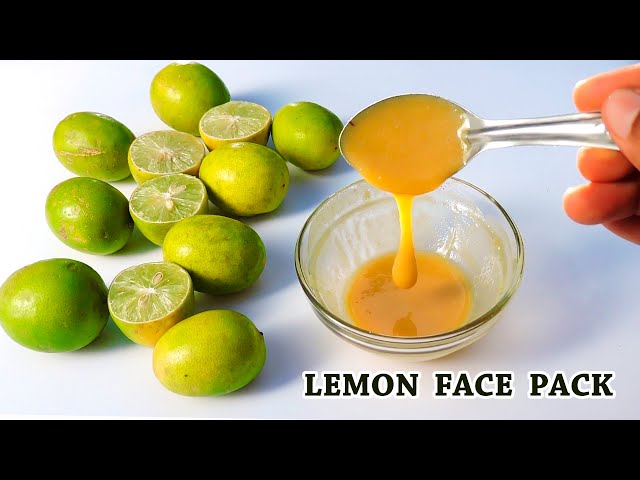 LIME OR LEMON FACE PACK FOR SKIN WHITENING & CLEAR SKIN | HONEY LEMON FACE MASK FOR DARK SPOTS