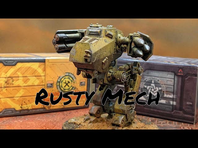 Rusty Weathered Mech Speed Painting