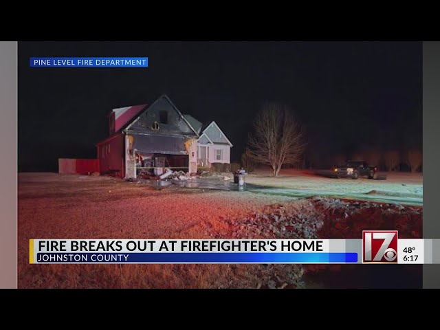 Johnston County firefighter's home damaged by fire