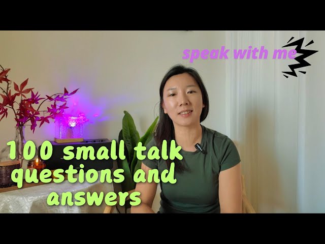 100 Fun Small Talk Questions | Intermediate Chinese Listening Challenge (Comprehensible input B1+2)