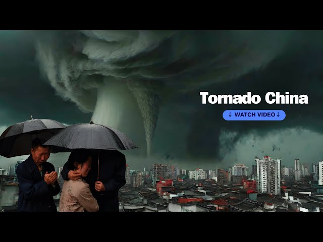 A new blow from nature to China! A tornado is destroying Guangzhou!