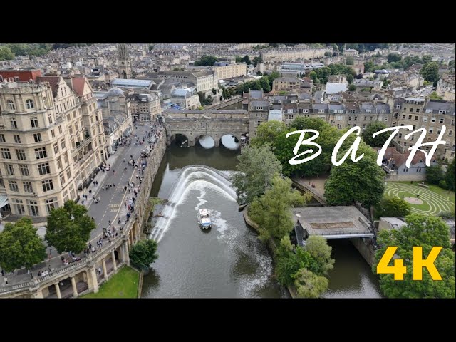 Bath's Beauty in Breathtaking 4K Walking Tour : Explore This Historic City with Me!