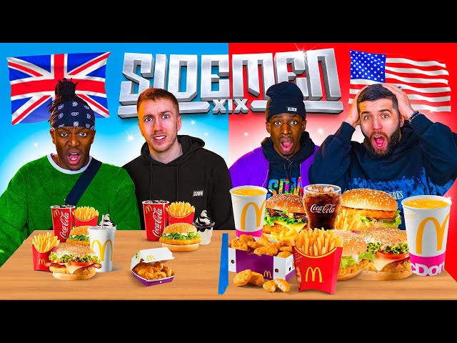 SIDEMEN USA VS UK 40,000 CALORIES CHALLENGE