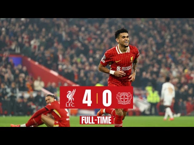 Liverpool FC 4-0 Leverkusen Champions league Highlights all goals and assists, 5th of November 2024