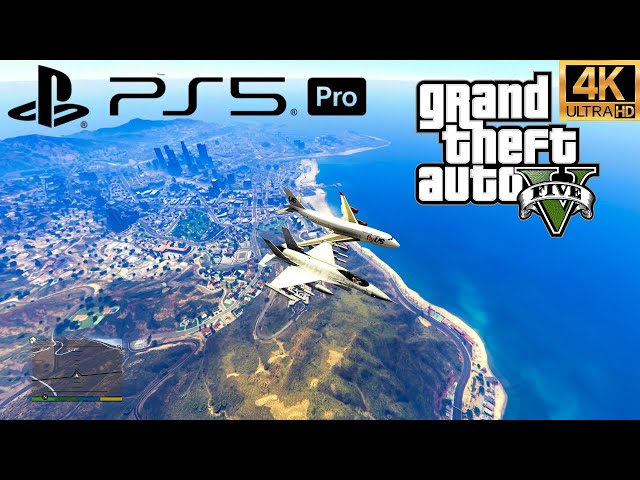 Jet Flight PS5 Pro 4K 60FPS GTA V