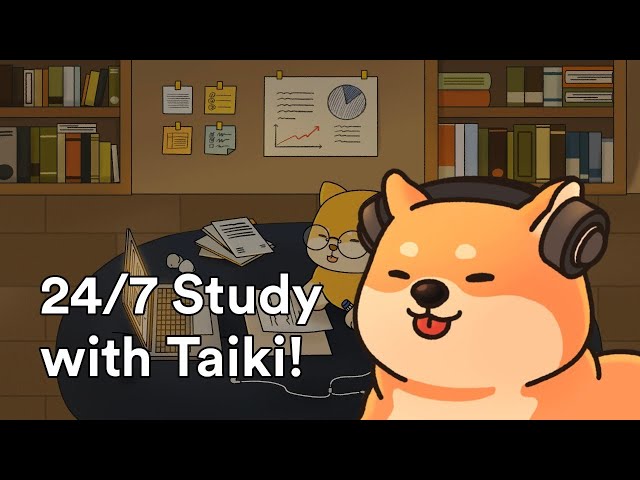 [24/7 study with me] chill study live stream - pomodoro timer | 25min focus blocks