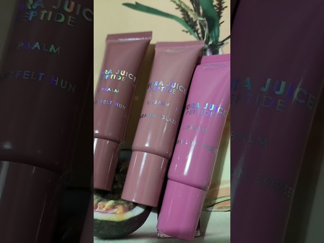 MUA HYDRA JUICY PEPTIDEW LIP BALMS😻Kitty Zola #skincare#lipbalm #peptides #ενυδατωση