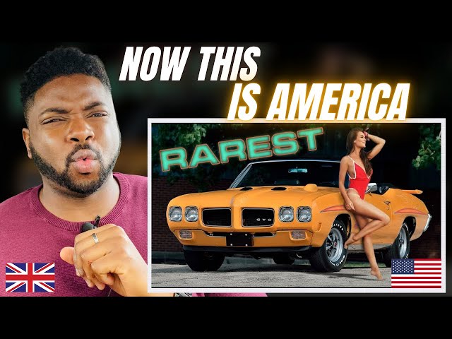 THE RAREST AMERICAN MUSCLE CARS OF ALL TIME! - Brit Reacts