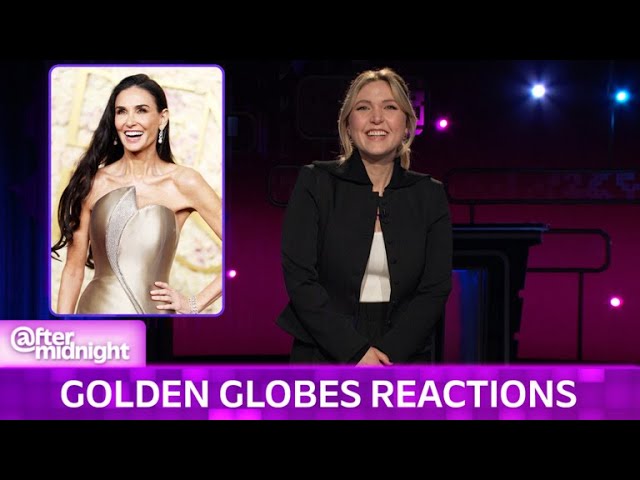 Taylor Tomlinson Reacts to Demi Moore’s Golden Globes Acceptance Speech