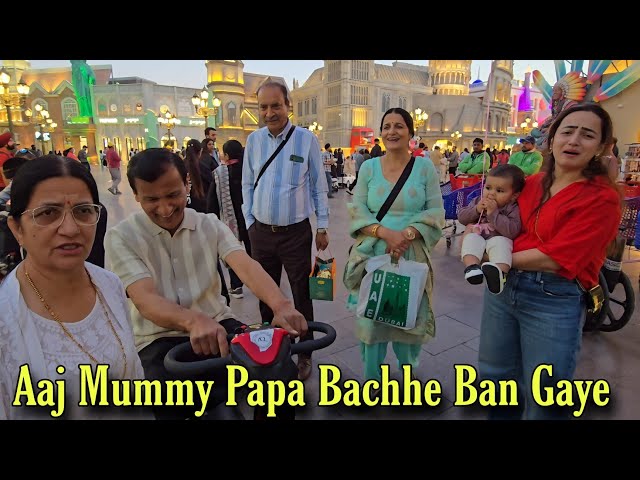 Aaj Mummy Papa Bache Ban Gaye || Dubai Me Dekha Dreamland || Dubai Vlog || Jyotika and Rajat